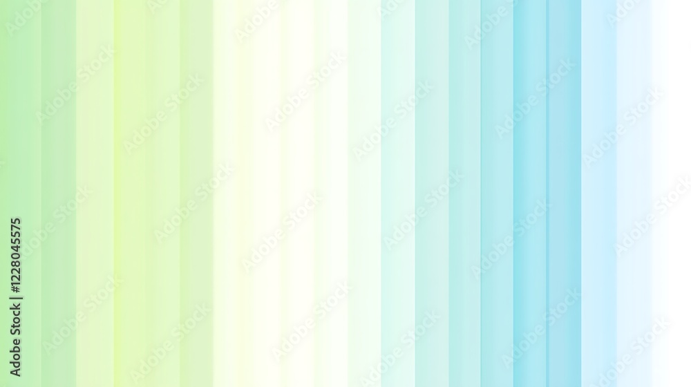 Obraz premium Abstract Green Blue Vertical Gradient Stripes