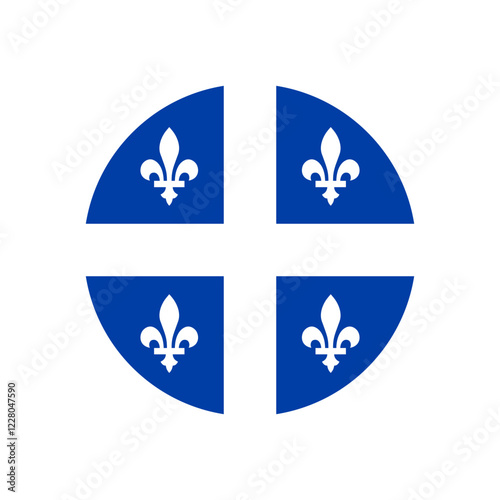 Flag of Quebec province, Canada