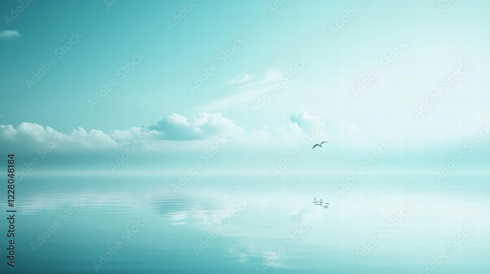 A Calming Background with Sky Blue and Soft Aqua A Calming Background with Sky Blue and Soft Aqua