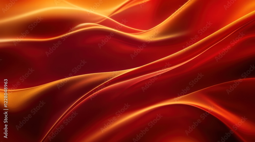 Obraz premium A Dramatic Background with Deep Scarlet and Metal