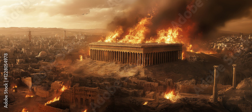The Fall of Jerusalem: Nebuchadnezzar's Devastating Siege and the Exile of the Jewish People, a Historic Tragedy