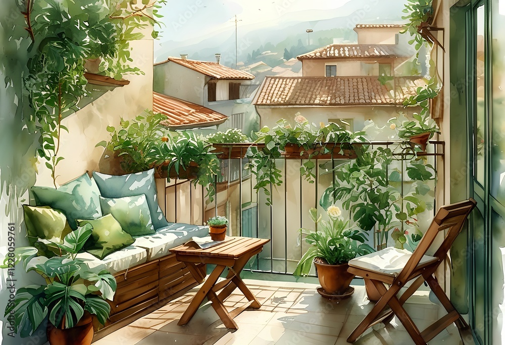 Fototapeta premium balcony