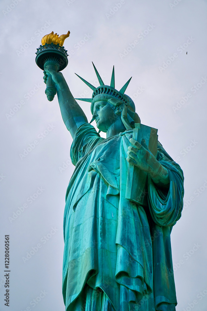 Fototapeta premium View of the Statue of Liberty