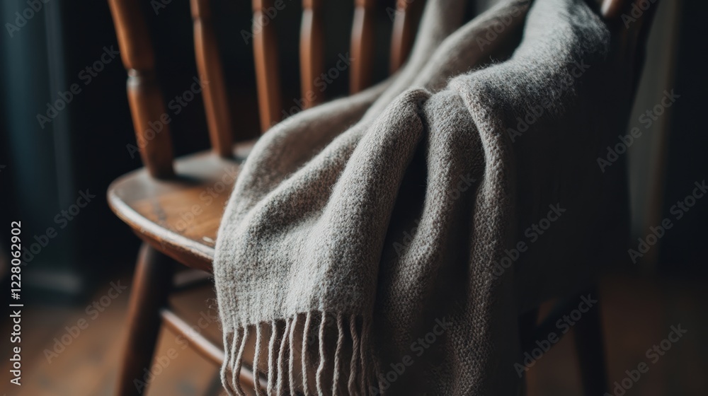 Fototapeta premium A Blanket on a Chair