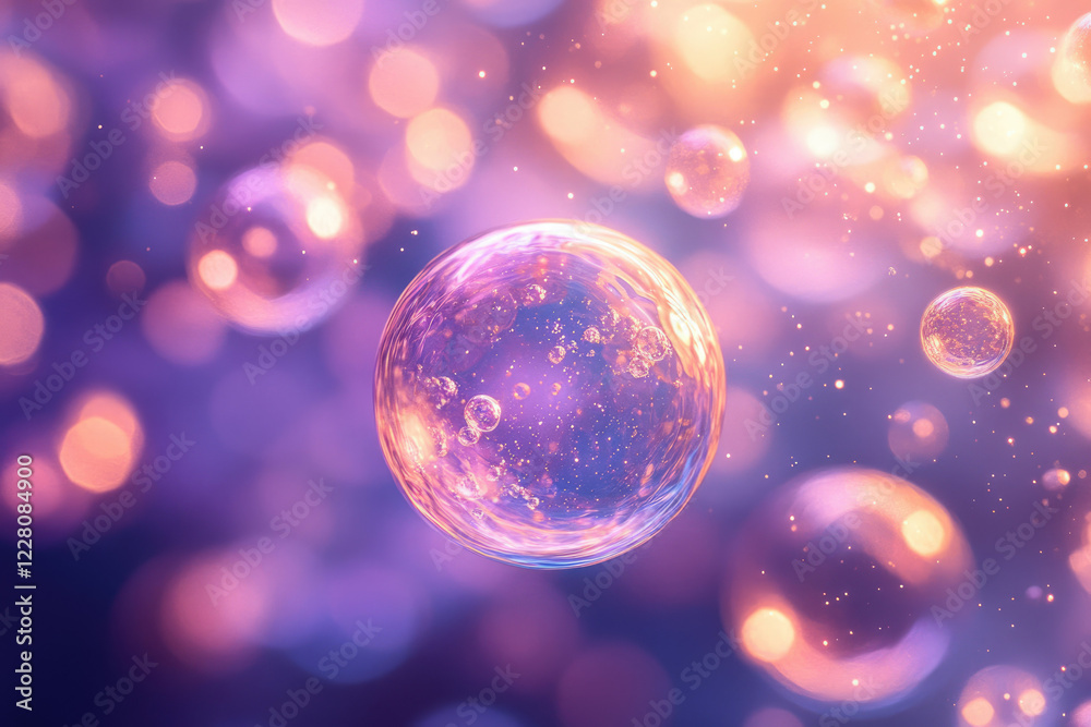 abstract background with  bubble