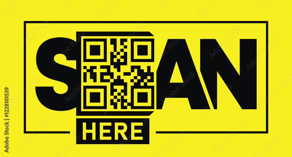 Naklejka premium Scan QR code icon. Digital scanning qr code. QR code scan for smartphone. QR code for payment. Scan QR code symbol