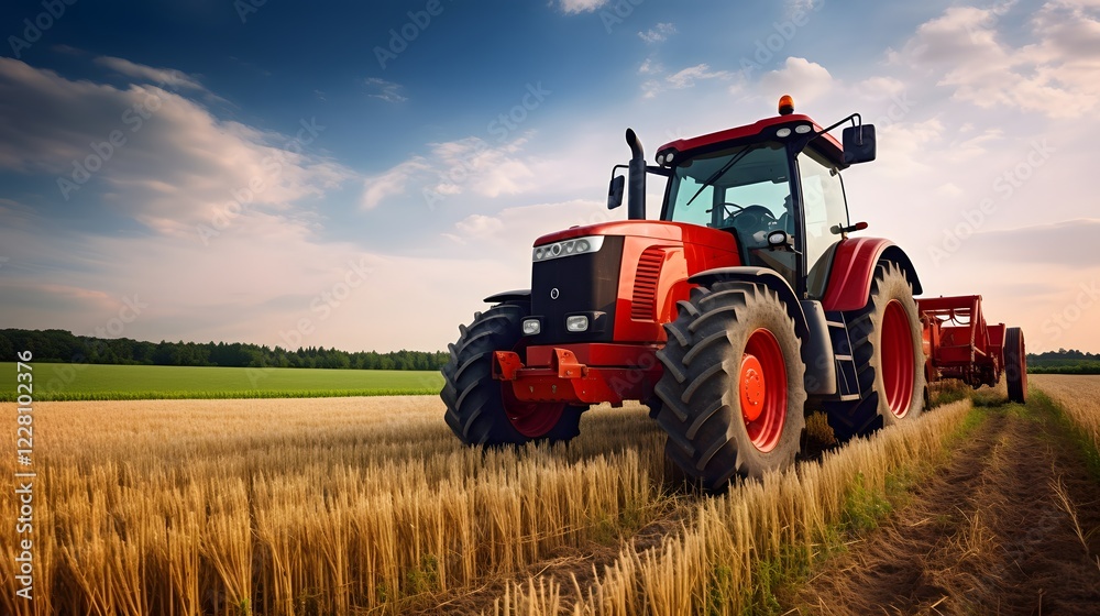 Obraz premium Farming Tractor