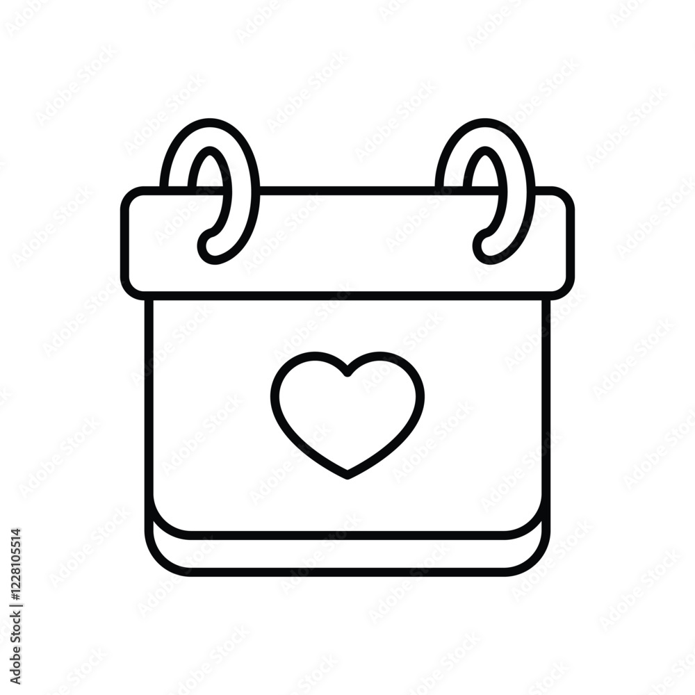 Valentines Day icon vector stock illustration Valentines Day icon vector stock illustration
