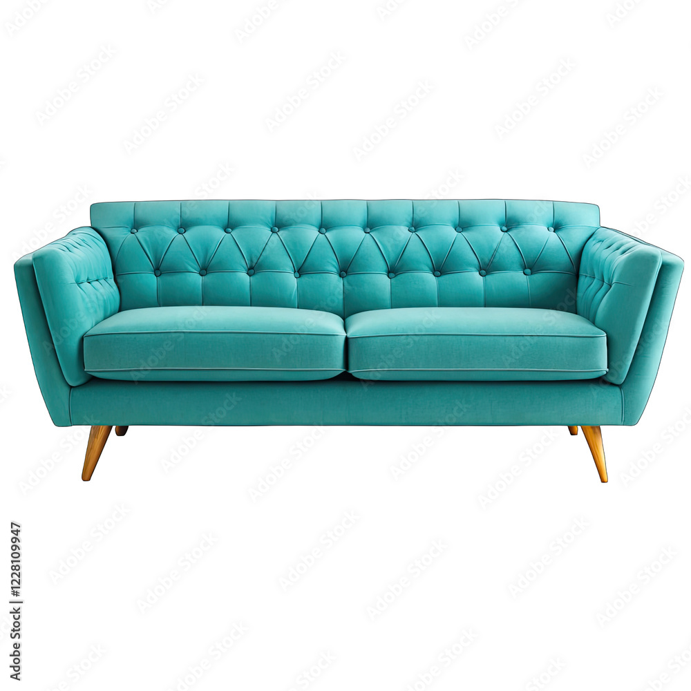 Fototapeta premium sofa isolated on white