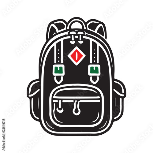 Stylish Black Backpack Design for Travel Enthusiasts