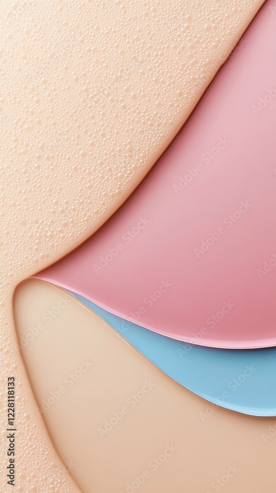 3D abstract background with soft shades of purple and light beige. Purple and beige background in modern and sophisticated design. 3D abstract background with soft shades of purple and light beige. Purple and beige background in modern and sophisticated design.