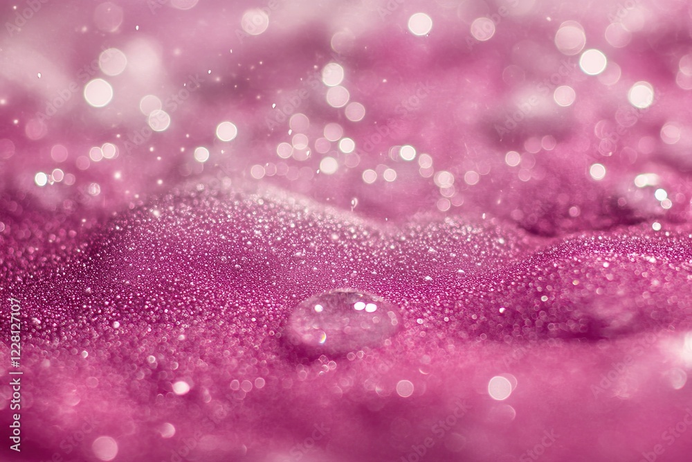A birthday party background or border for a pink glitter girl princess theme A birthday party background or border for a pink glitter girl princess theme