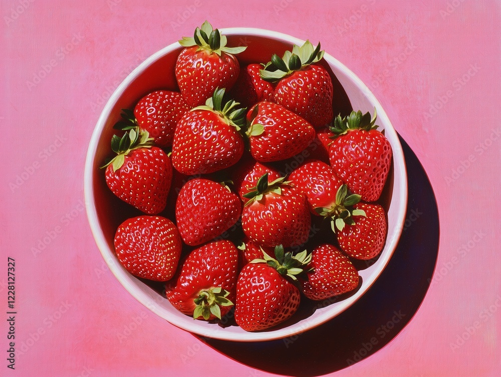 strawberries in a bowl strawberries in a bowl