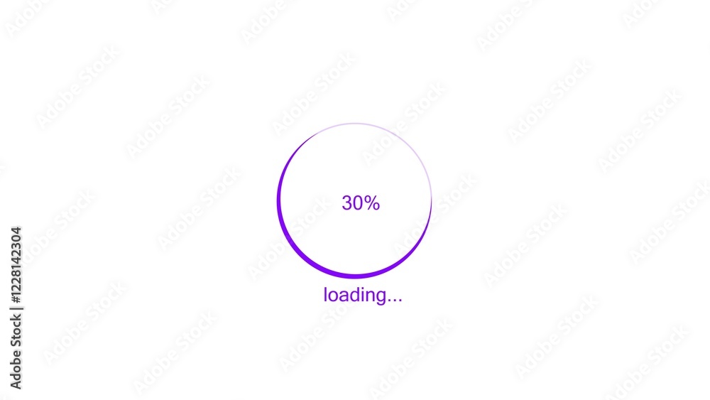 100 percent number circle loading icon modern design purple color 4k illustration. Abstract beautiful circle loading bar on white background 4k illustration. 100 percent number circle loading icon modern design purple color 4k illustration. Abstract beautiful circle loading bar on white background 4k illustration.