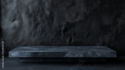 Modern Dark 3d podium display product background natural pedestal advertising backdrop empty 
minimal beauty mockup presentation exhibition table platform stand
