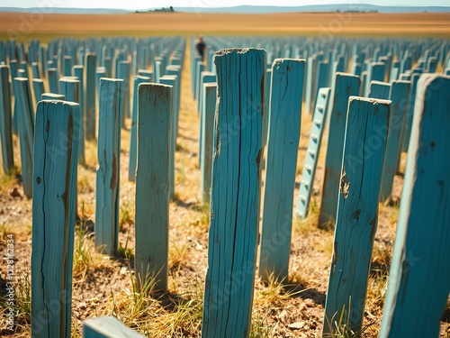 fence on the beach