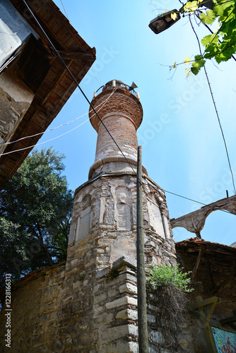 The historical Darkale Village in Soma, Manisa, Turkey is famous for its Ottoman houses and streets.