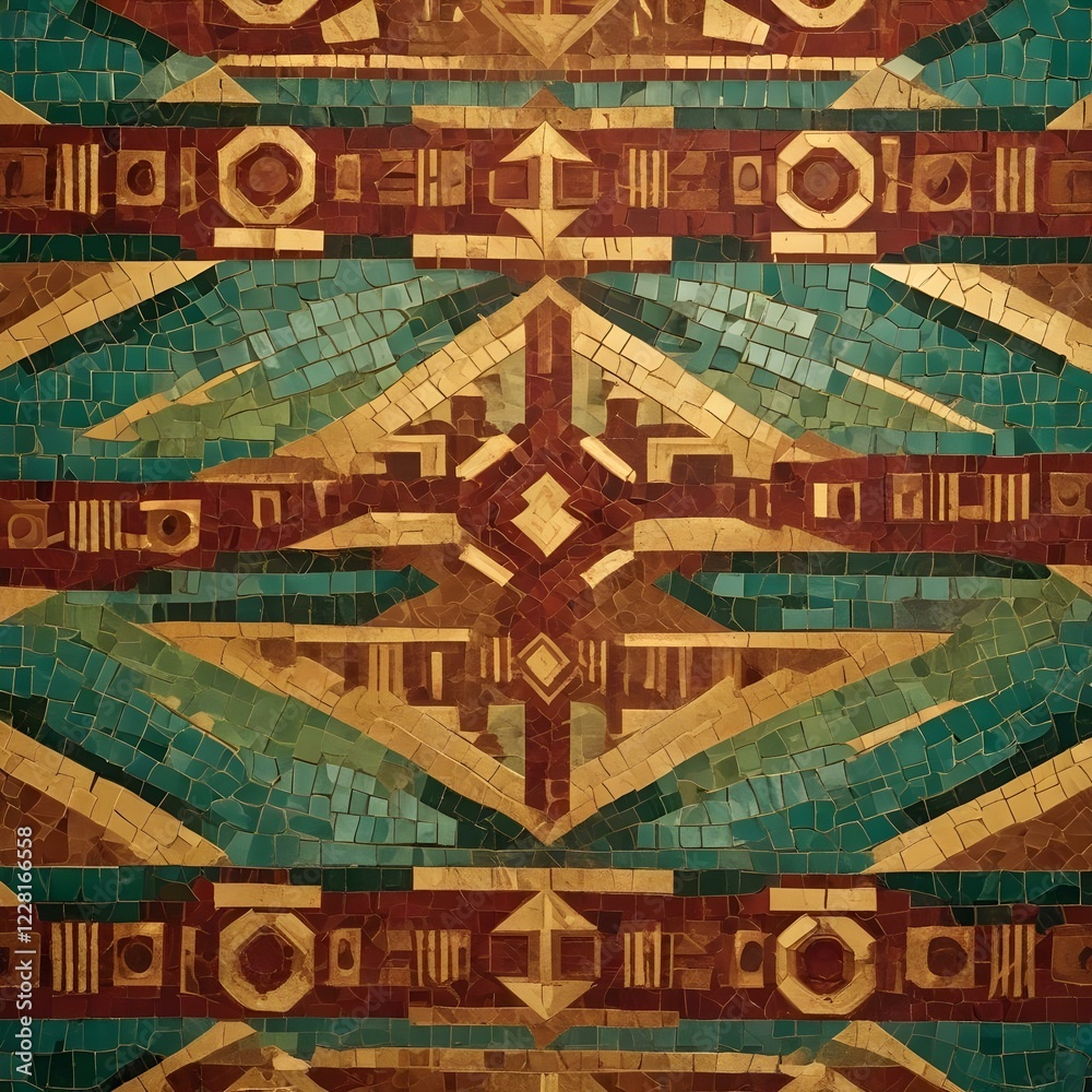 Obraz premium Closeup of a Persian carpet