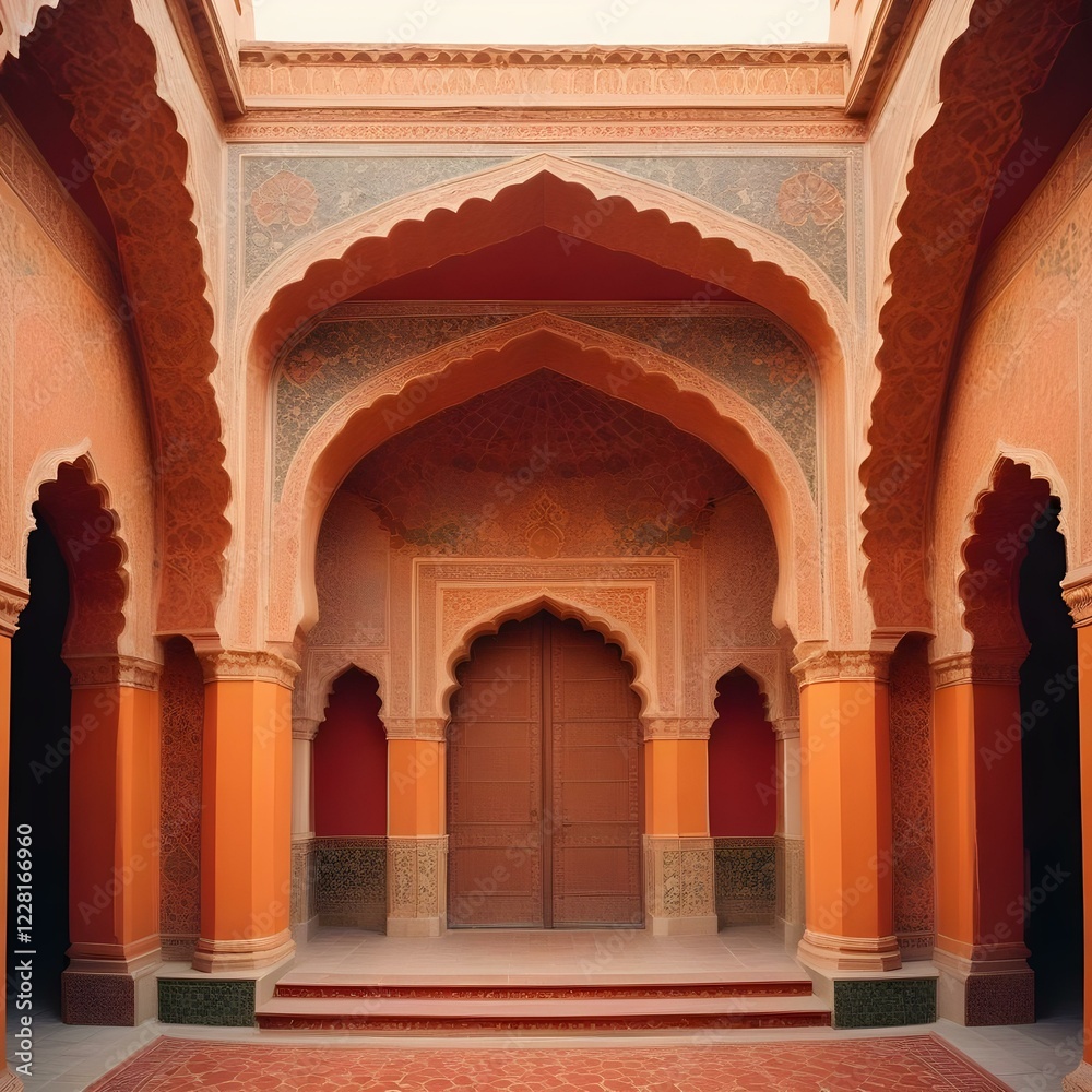 Obraz premium entrance to the mosque