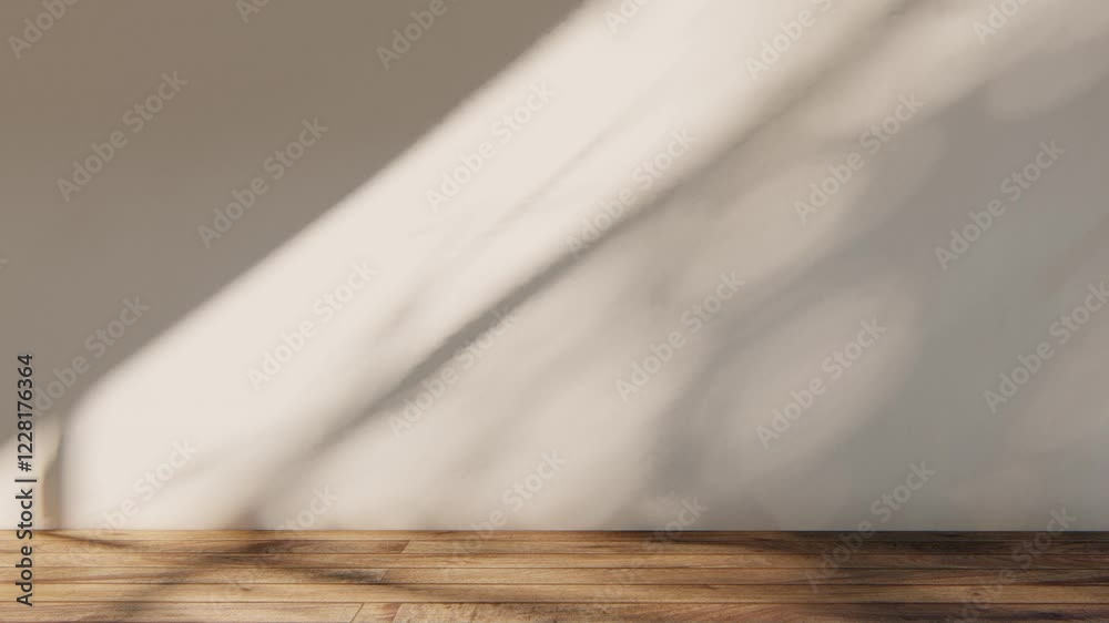 empty interior room shadow wall space background mock up architecture sunlight. empty home modern window light floor design apartment white house indoor. blank minimal concept backdrop bright clean.