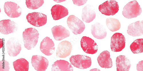 Seamless vector pattern with lips on white background, Romantic print with lips seamless pattern. Modern lips, lipstick print on white. Trendy vector design for Valentines Day or wedding.