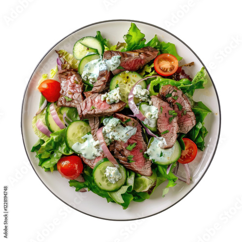 Delicious Plate of Salad wi...