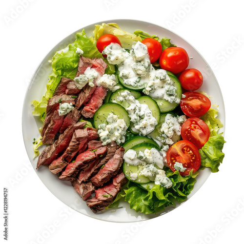 Delicious Plate of Salad wi...