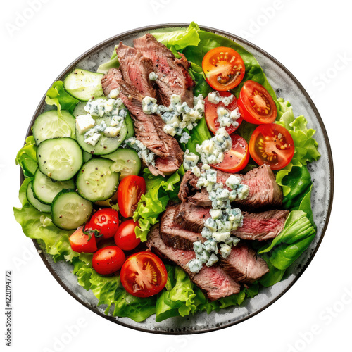 Delicious Plate of Salad wi...