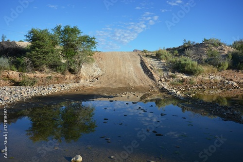 Wasserdurchfahrt im Namib Naukluft Park photo