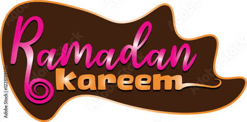 Ramadan Kareem Elegant Typography design