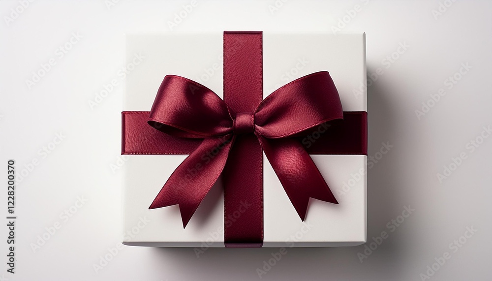 gift box with red ribbon gift box with red ribbon