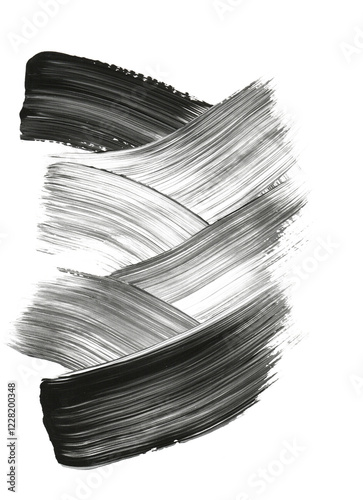 Black Brush Stroke 