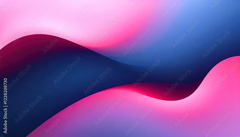 Abstract Pink Blue Gradient Wave Design Abstract Pink Blue Gradient Wave Design