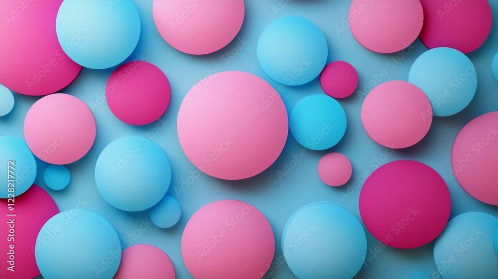 Colorful arrangement of textured spheres on a blue background showcasing a playful and vibrant aesthetic Colorful arrangement of textured spheres on a blue background showcasing a playful and vibrant aesthetic