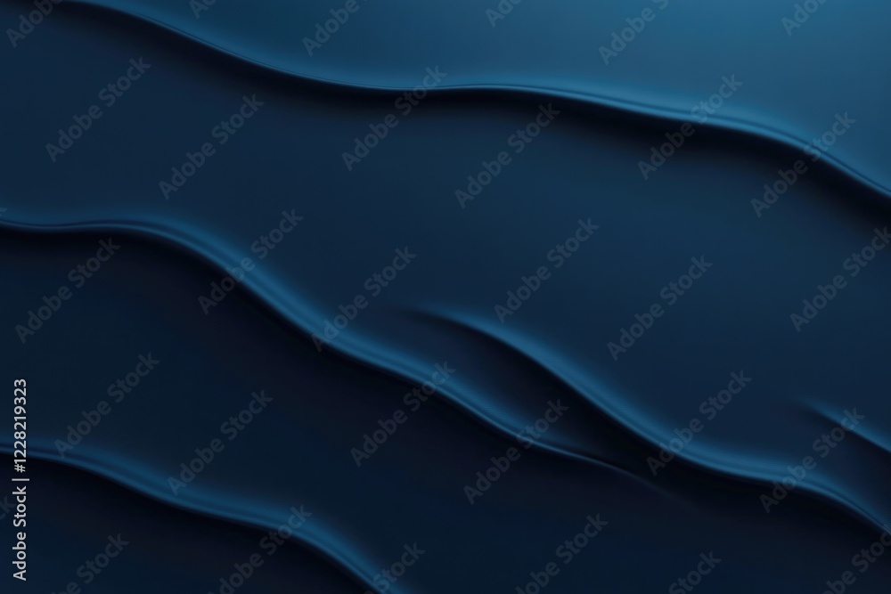 Obraz premium Fluid lines create serene backdrop, emphasizing depth and moveme