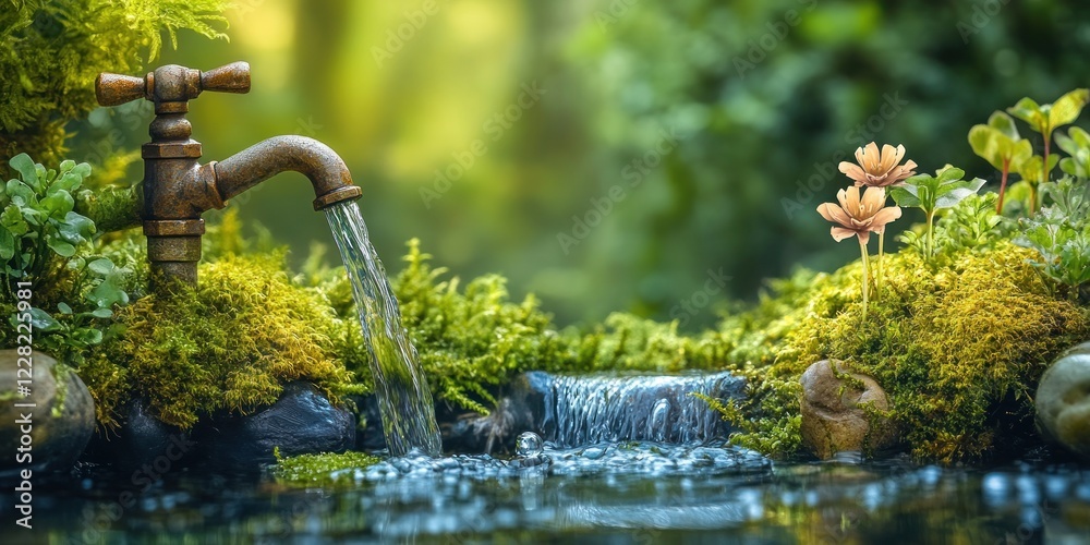 Tranquil Spring: A Serene Oasis of Nature's Bounty