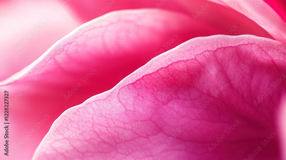 Delicate Pink Flower Petals Close Up Macro Delicate Pink Flower Petals Close Up Macro