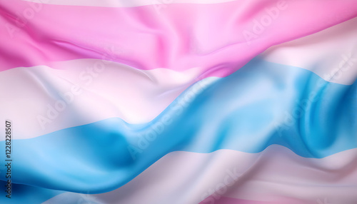 waving transgender pride flag background for international trans day of visibility
