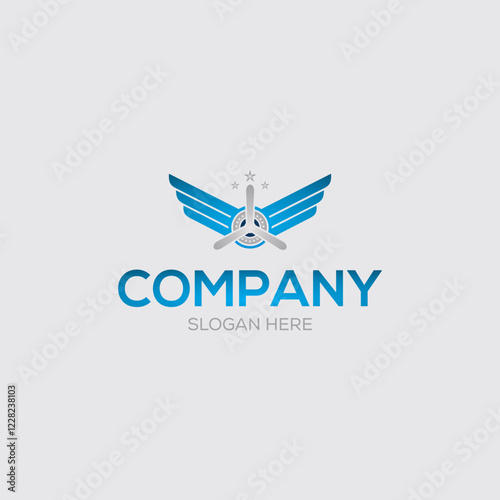 airplane logo design