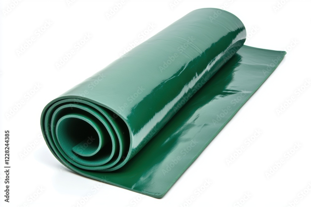 Yoga mat on ground closeup view Yoga mat on ground closeup view