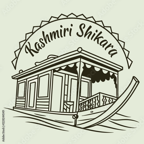 Kashmiri Shikara Logo