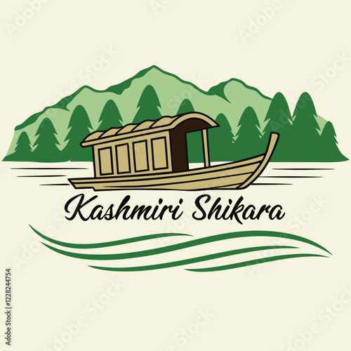 Kashmiri Shikara Logo photo