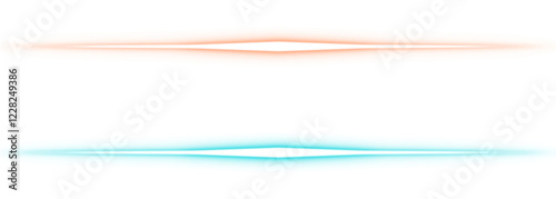 Fotografie Glowing light line