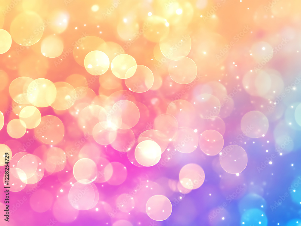 Bright and Lively Rainbow Colors in Abstract Art Bright and Lively Rainbow Colors in Abstract Art