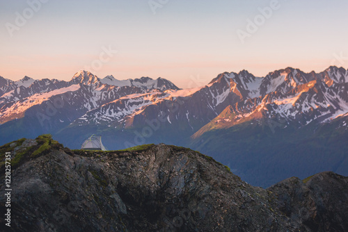 Back Country Camping Sunset - Alaskan Wilderness