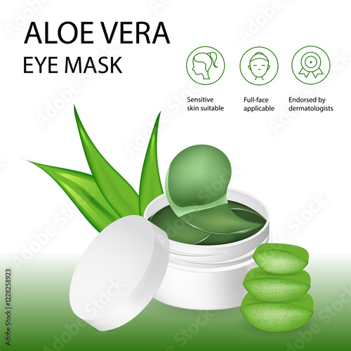 Hydrogel patches are used to moisturize and nourish the skin around the eyes