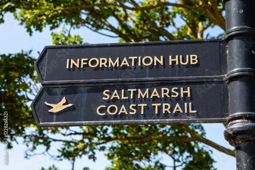 Signposts in Maldon, Essex photo