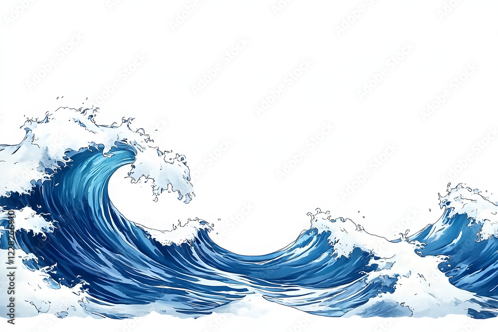 Sea wave png border, transparent background Sea wave png border, transparent background