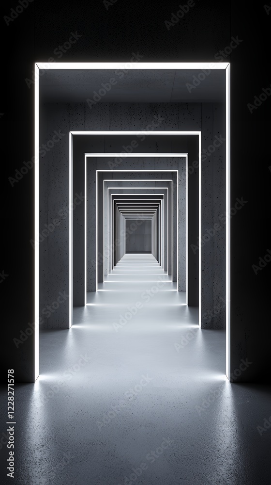 Infinite Corridor: A Futuristic Architectural Vision Infinite Corridor: A Futuristic Architectural Vision