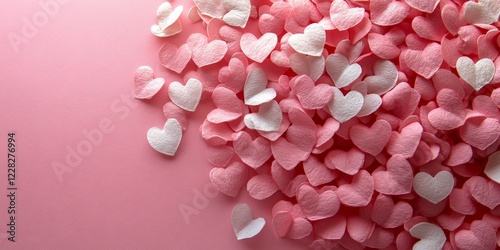 A candy heart border frame, perfect for Valentine's Day, romantic promotions, and creative designs.